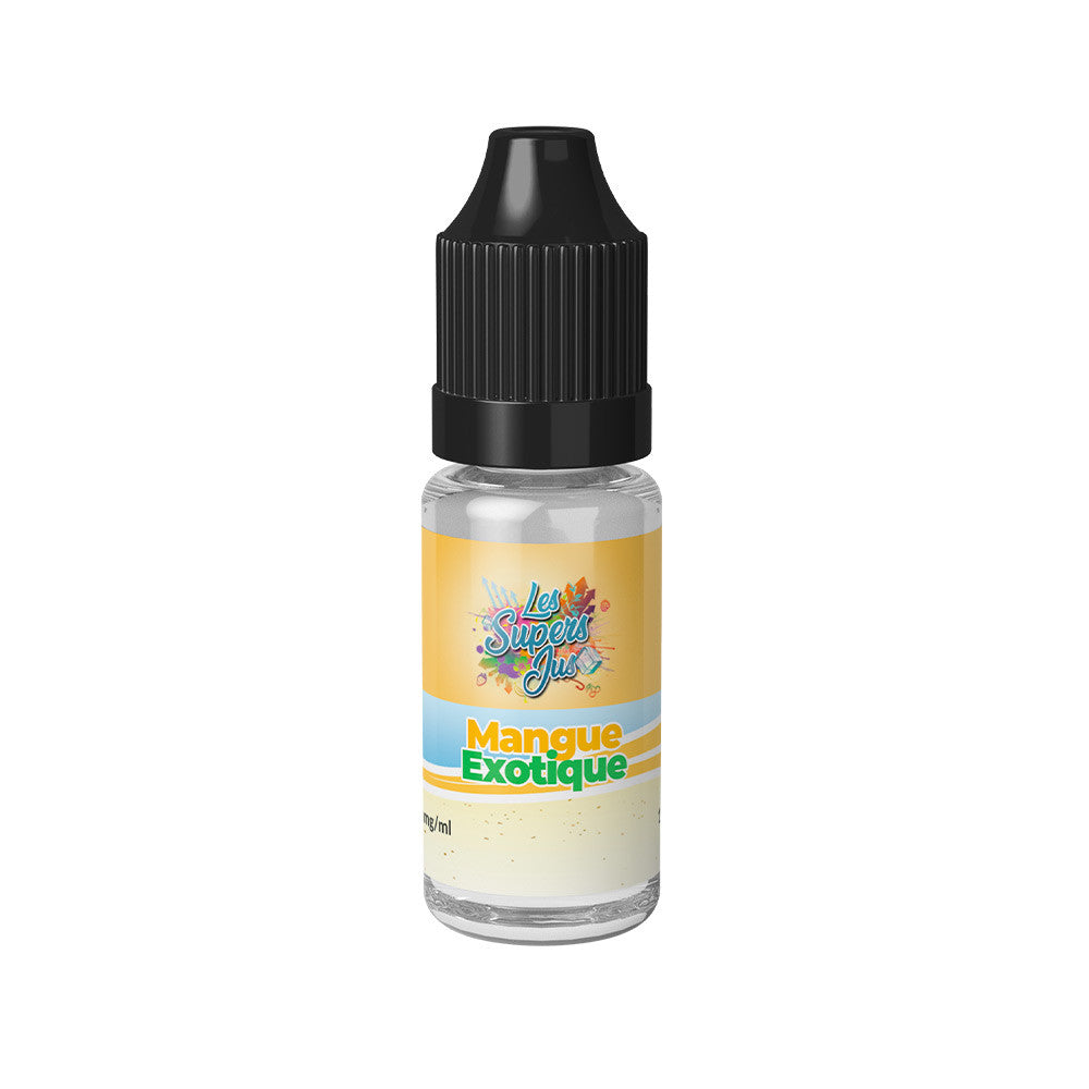 E-liquide Mangue Exotique 10 ml - Les Supers Jus DLUO