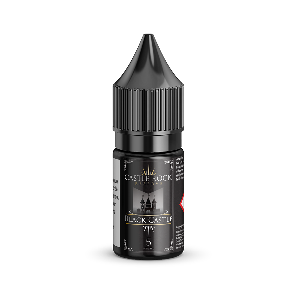 Pack 5 E-liquides Black Castle 10ml - Castle Rock