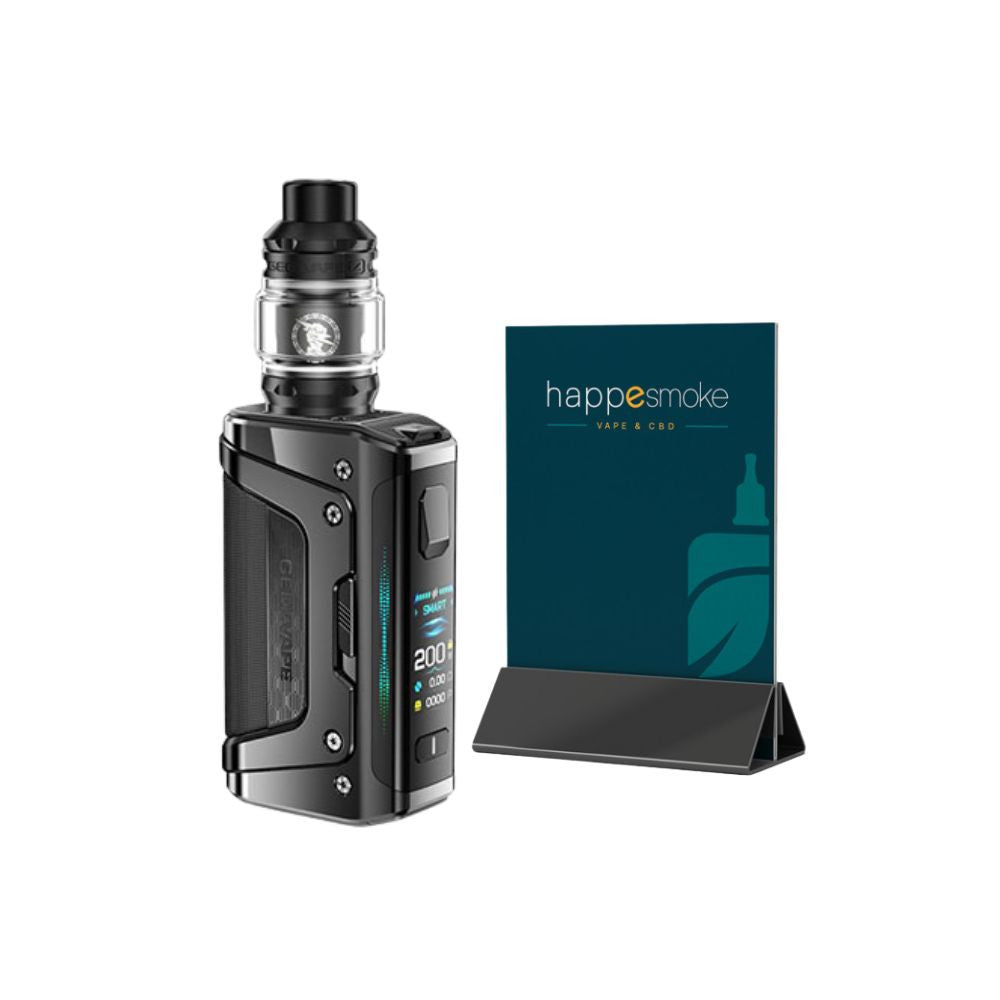 Kit Legend 5 200W - GeekVape. Kit Legend 5 200W vape mod noir avec écran digital