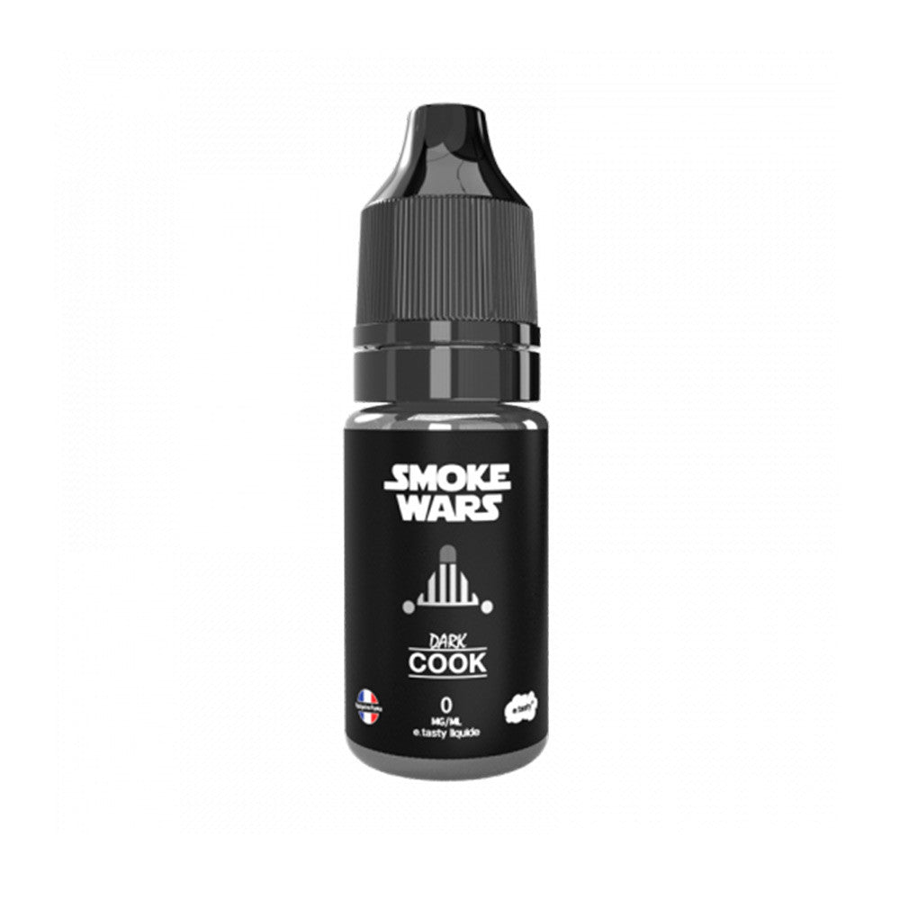 E-liquide Dark Cook 10 ml - Etasty. E-liquide Dark Cook flacon noir avec étiquette blanche et grise