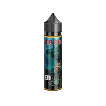 E-liquide Endor 50 ml - Dark Vapor. E-liquide Endor flacon noir avec étiquette colorée et texte rouge et blanc