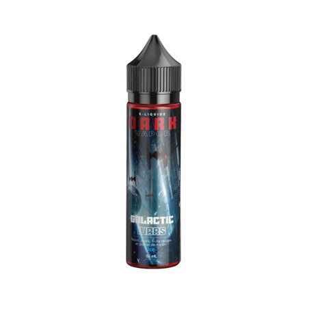 E-liquide Galactic Wars 50 ml - Dark Vapor. E-liquide Galactic Wars 50 ml flacon plastique noir avec étiquette spatiale