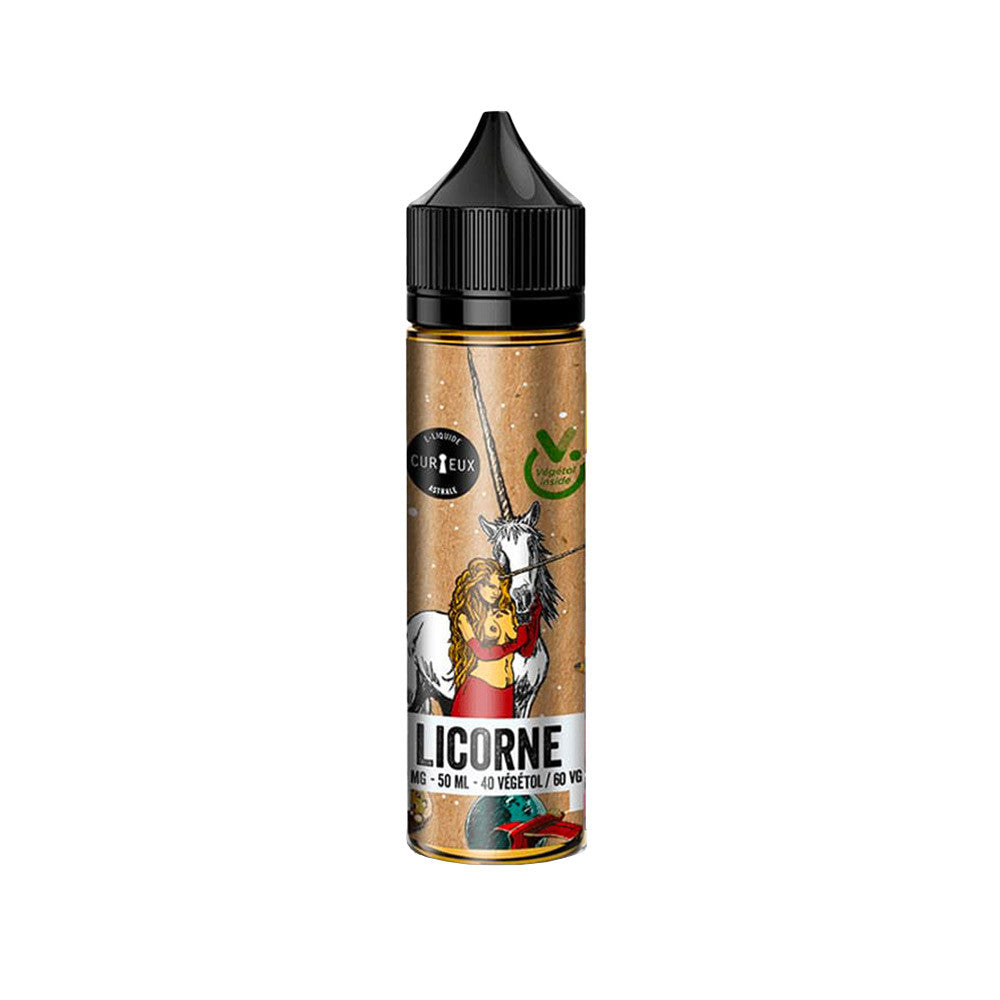 E-liquide Licorne Végétol 50 ml - Curieux