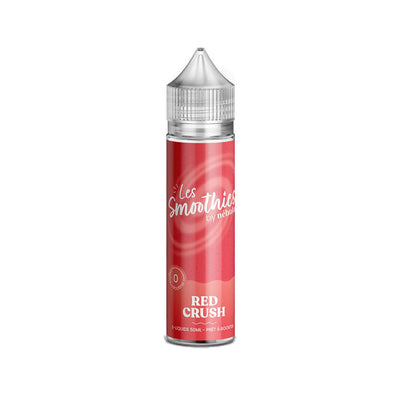 E-liquide Red Crush 50 ml - Les Smoothies - Nébula. E-liquide Red Crush avec flacon transparent et étiquette rouge