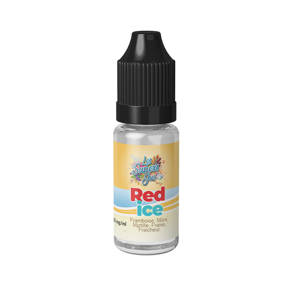Pack 5 E-liquides Red Ice 10 ml - Les Supers Jus