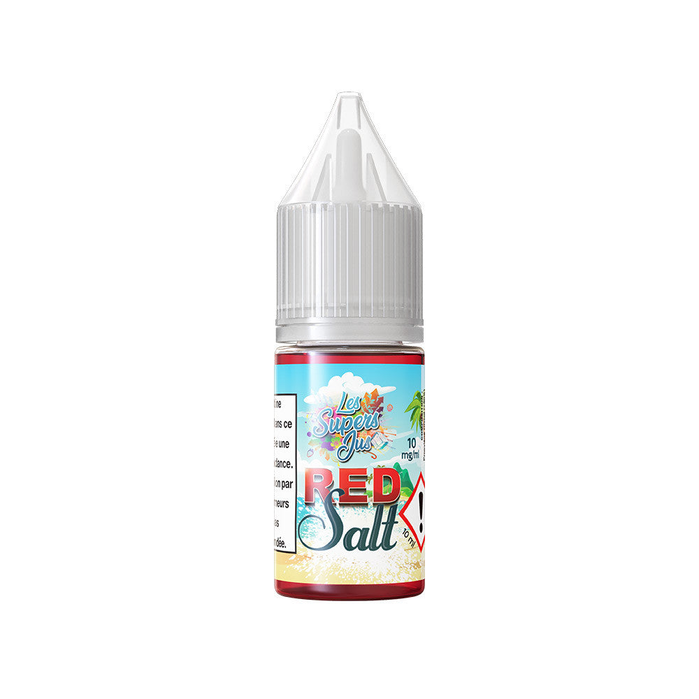 Pack 5 E-liquides Red Salt - Red Ice en Sel de Nicotine 10ml - Les Supers Jus