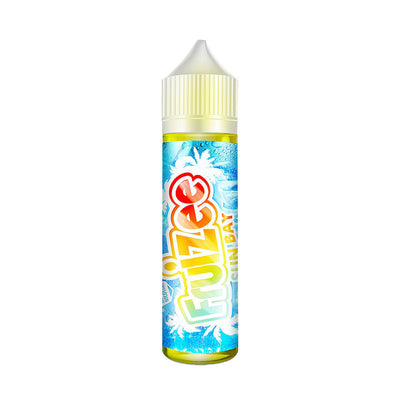 E-liquide Sun Bay 50 ml - Fruizee. E-liquide Sun Bay flacon transparent avec étiquette colorée bleue et orange