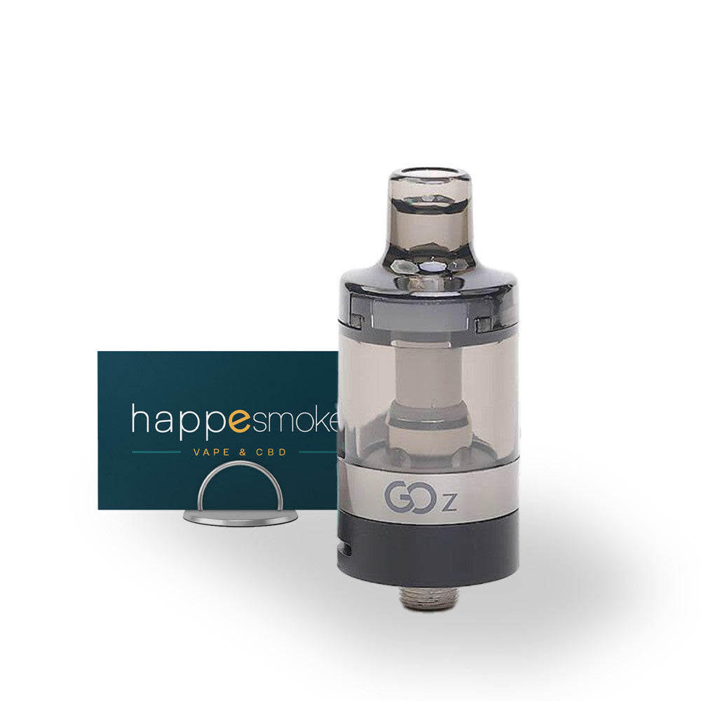 Clearomiseur GO-Z 2 ml - Innokin. Clearomiseur GO-Z avec corps transparent et base noire métallique