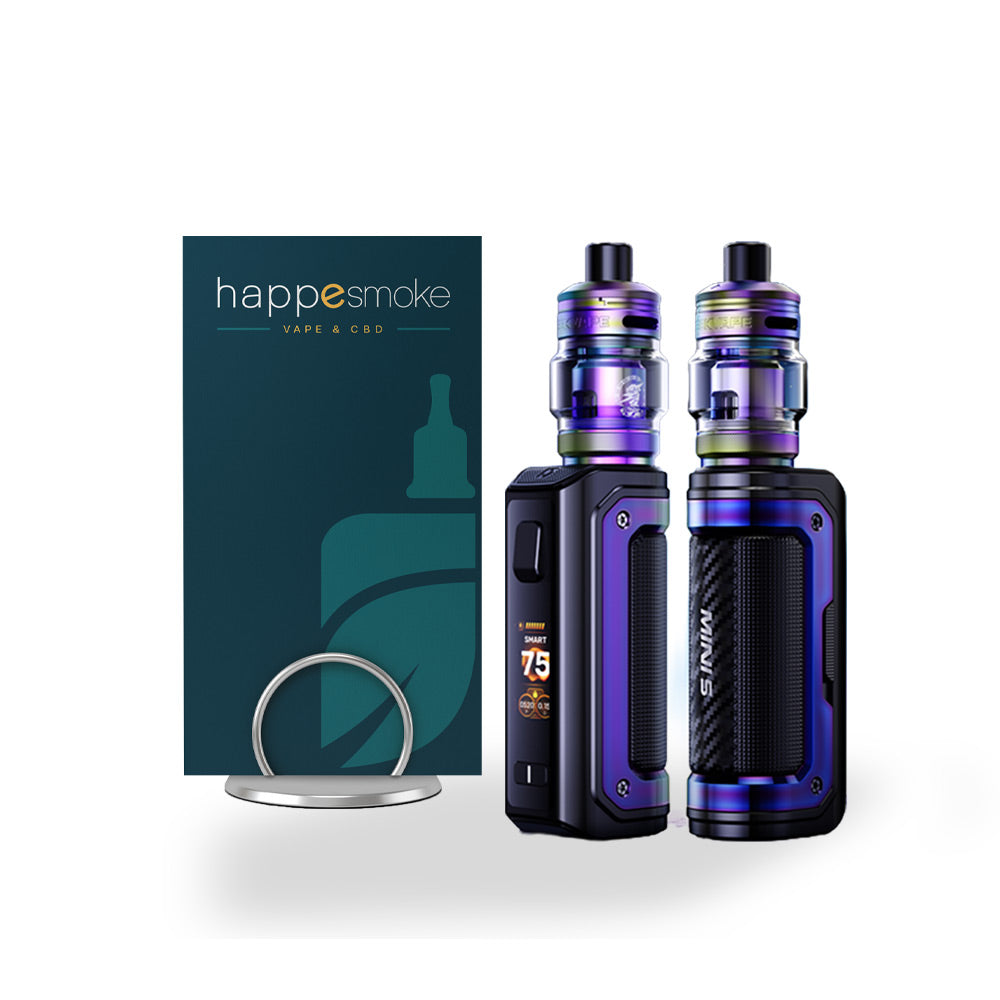 Kit Mini 5 3200mAh - GeekVape. Kit Mini 5 avec finition métallique irisée et écran digital